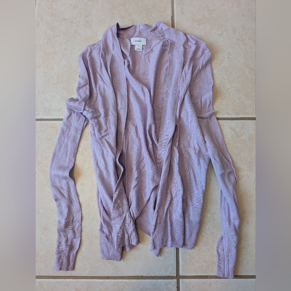 Light Purple Cardigan Sweater